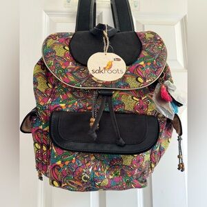 Sakroots Floral Multicolor Backpack - Artist Circle
